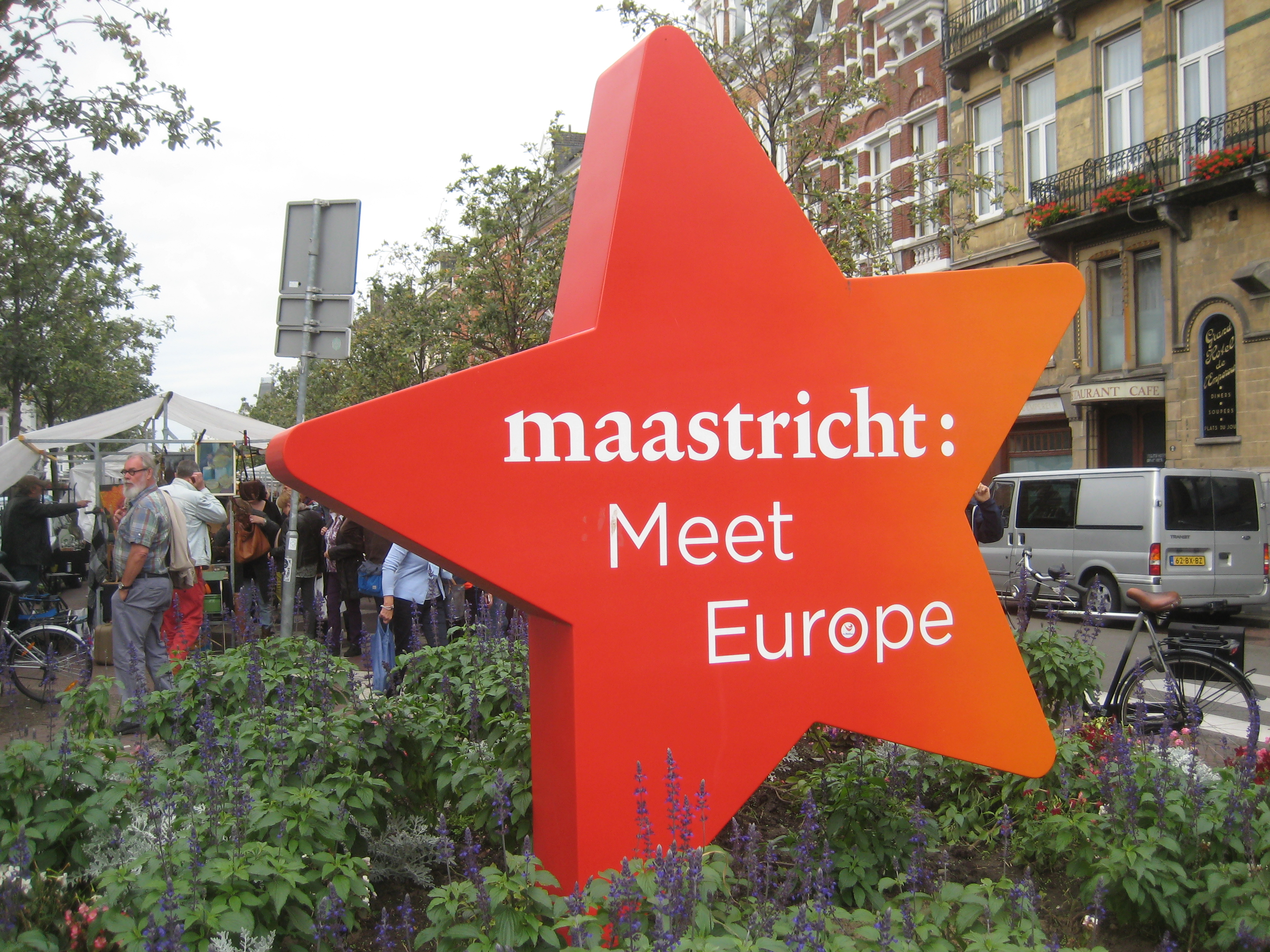 Aankomst in Maastricht